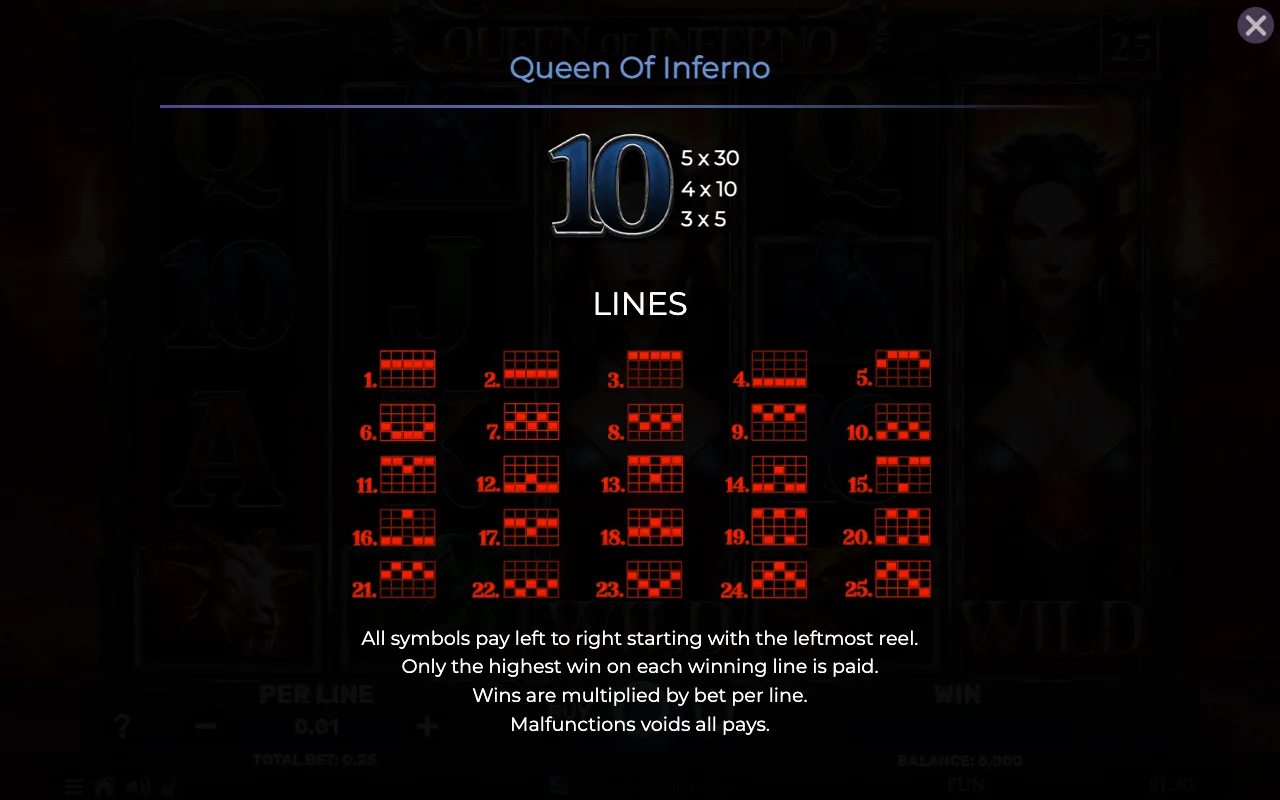 Lines — Queen of Inferno