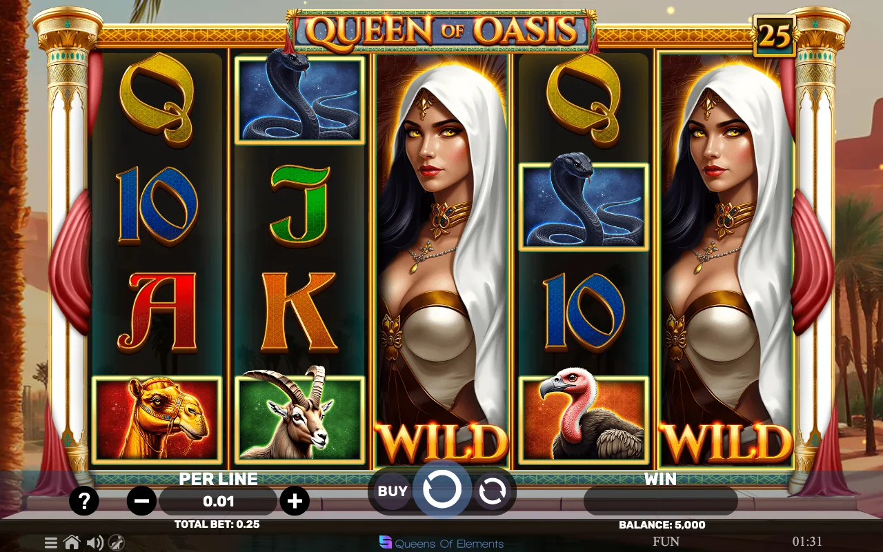 The base game — Queen of Oasis