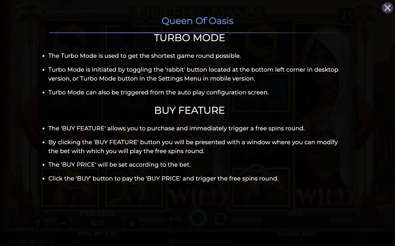 Game rules, page 8 — Queen of Oasis