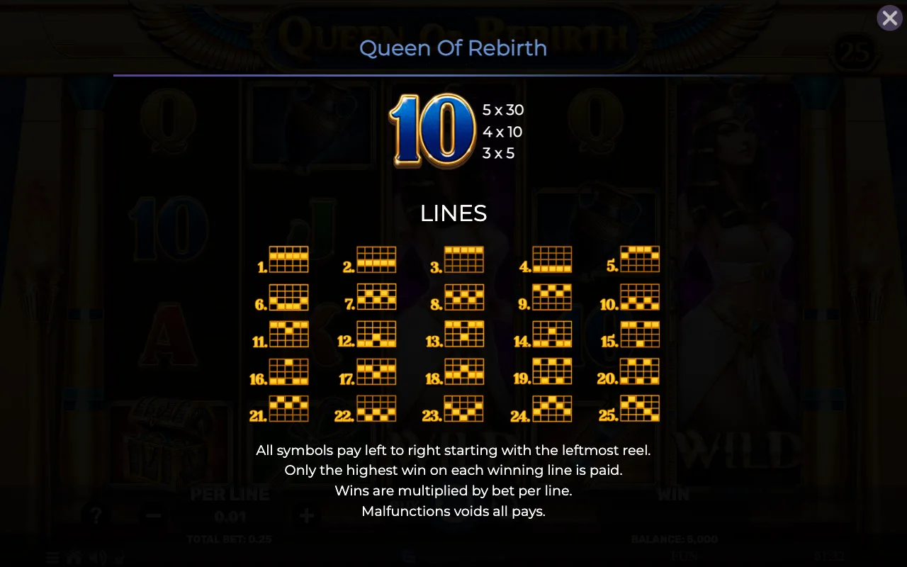 Lines — Queen of Rebirth