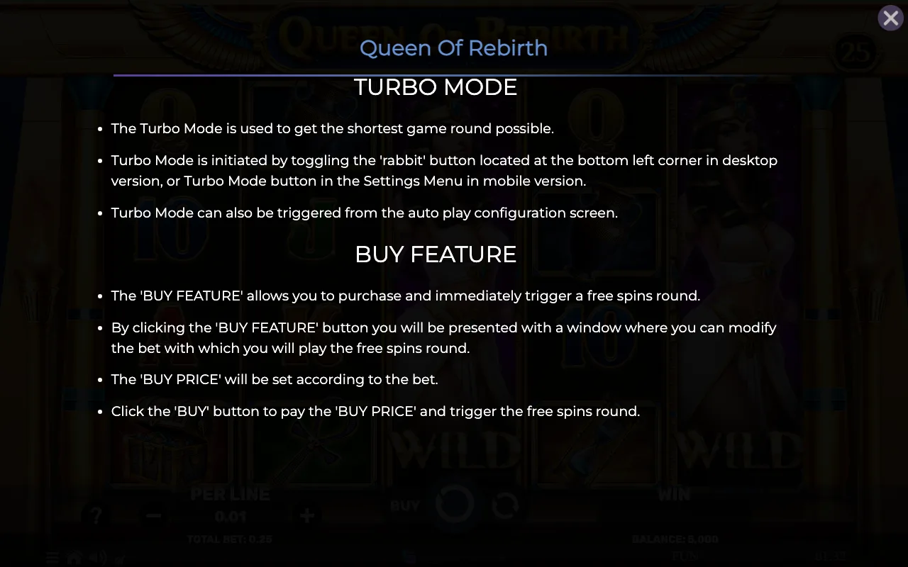 Game rules, page 8 — Queen of Rebirth