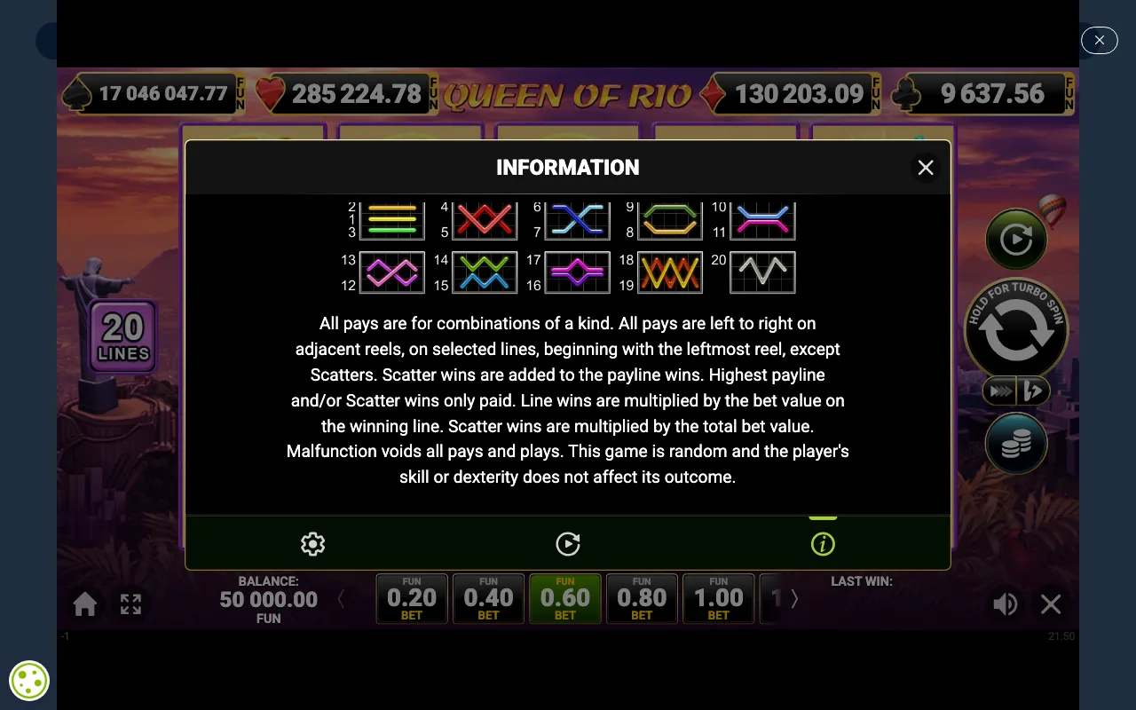 Game rules, page 5 — Queen of Rio
