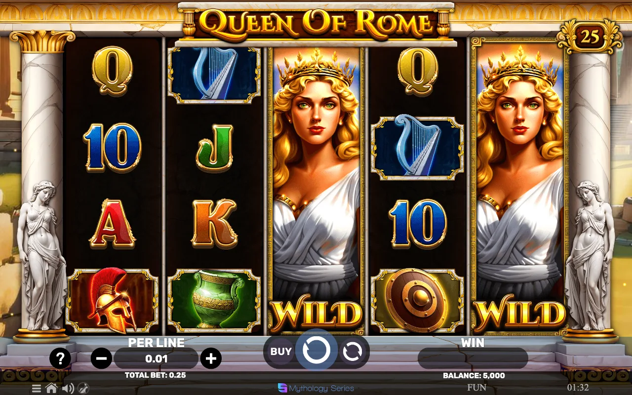 The base game — Queen of Rome