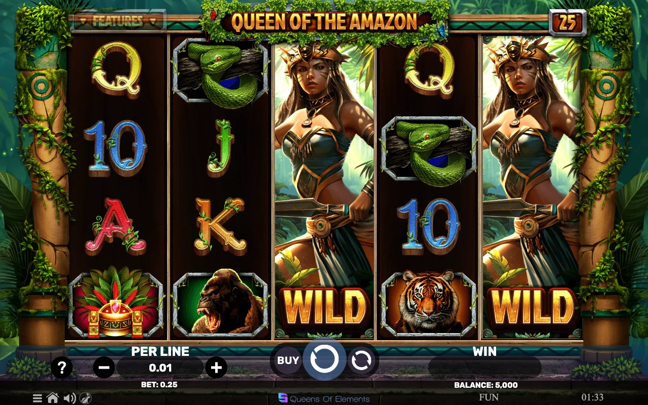 The base game — Queen of The Amazon