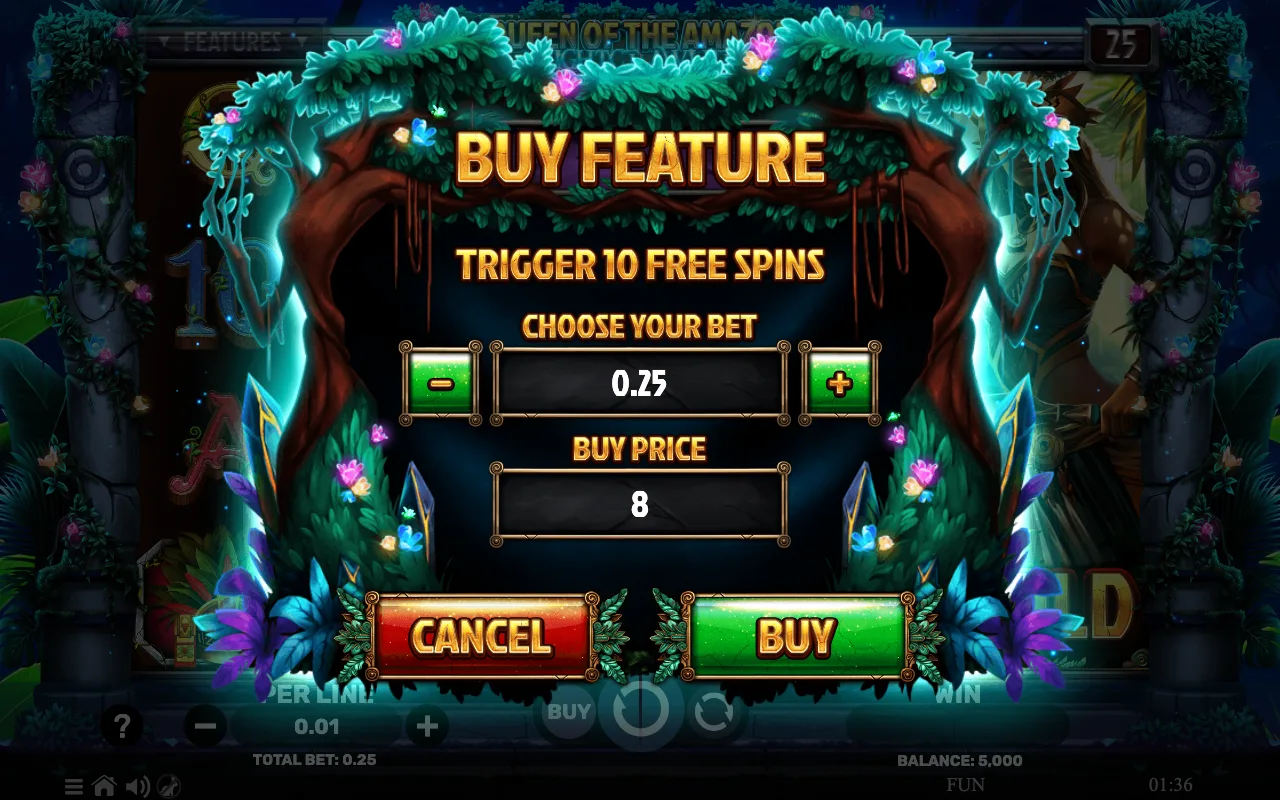 Buying the feature — Queen of The Amazon Nightcrawler