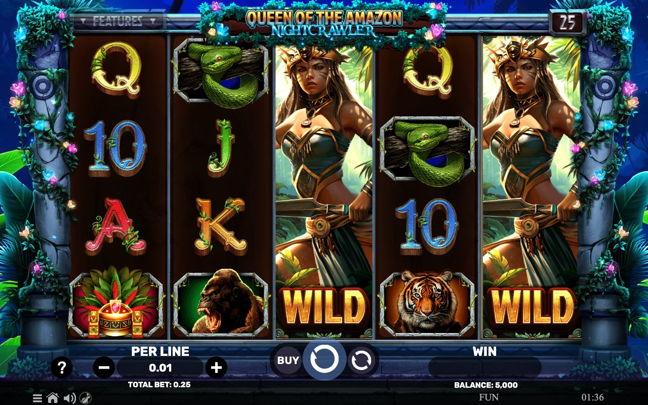 The base game — Queen of The Amazon Nightcrawler