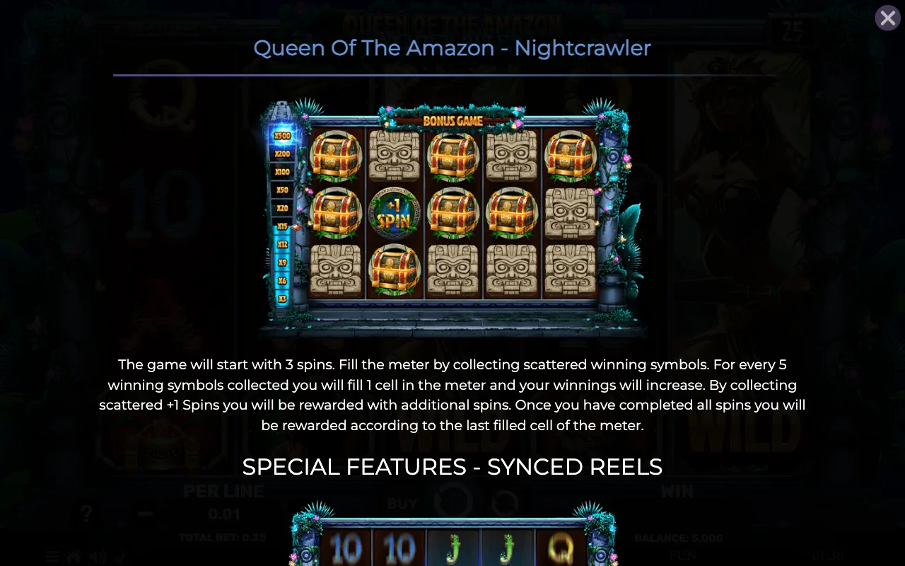 Game rules, page 3 — Queen of The Amazon Nightcrawler