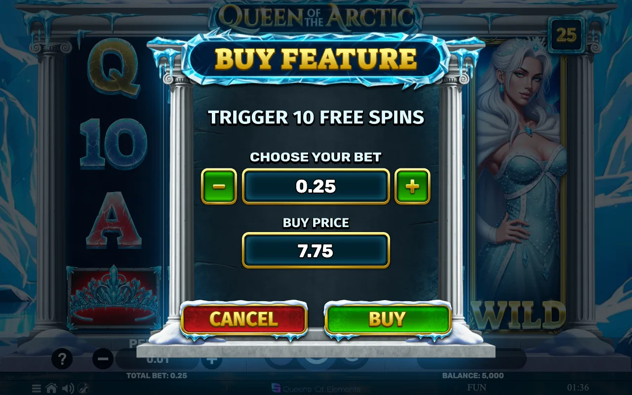Buying the feature — Queen of The Arctic