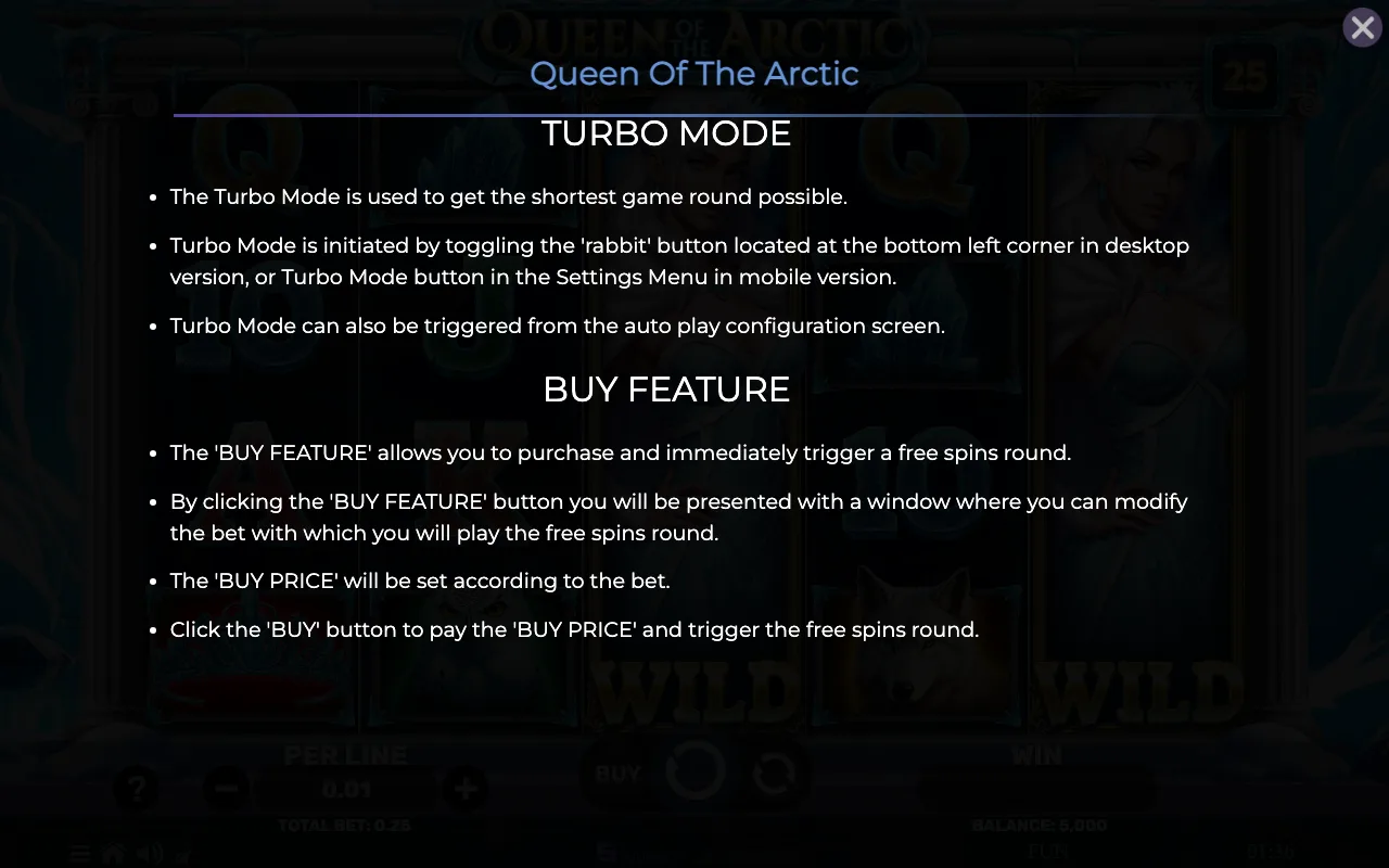 Game rules, page 8 — Queen of The Arctic
