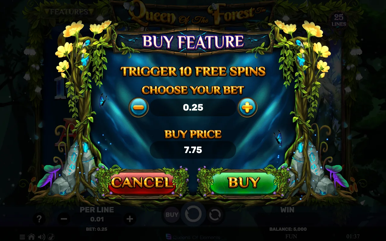 Buying the feature — Queen of The Forest