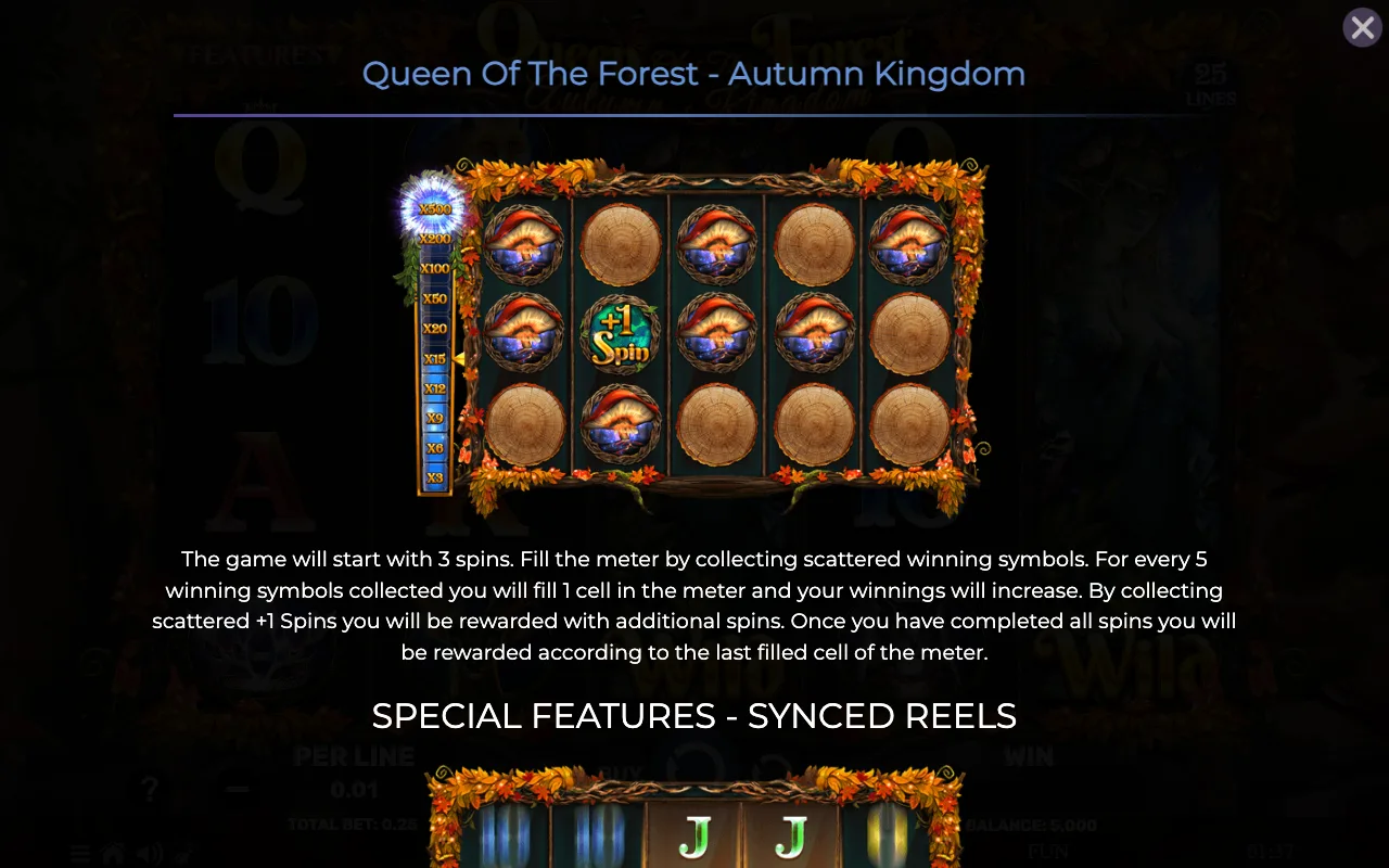 Game rules, page 3 — Queen of The Forest Autumn Kingdom