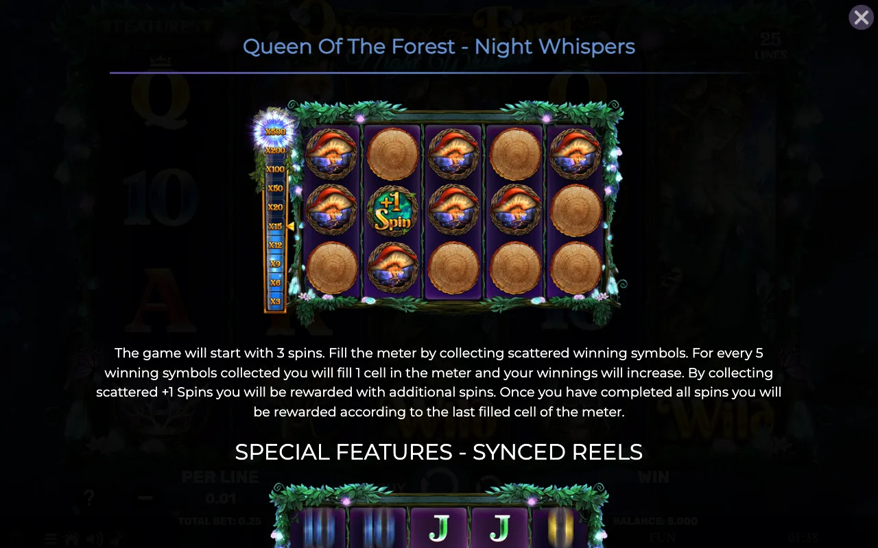 Game rules, page 3 — Queen of The Forest Night Whispers