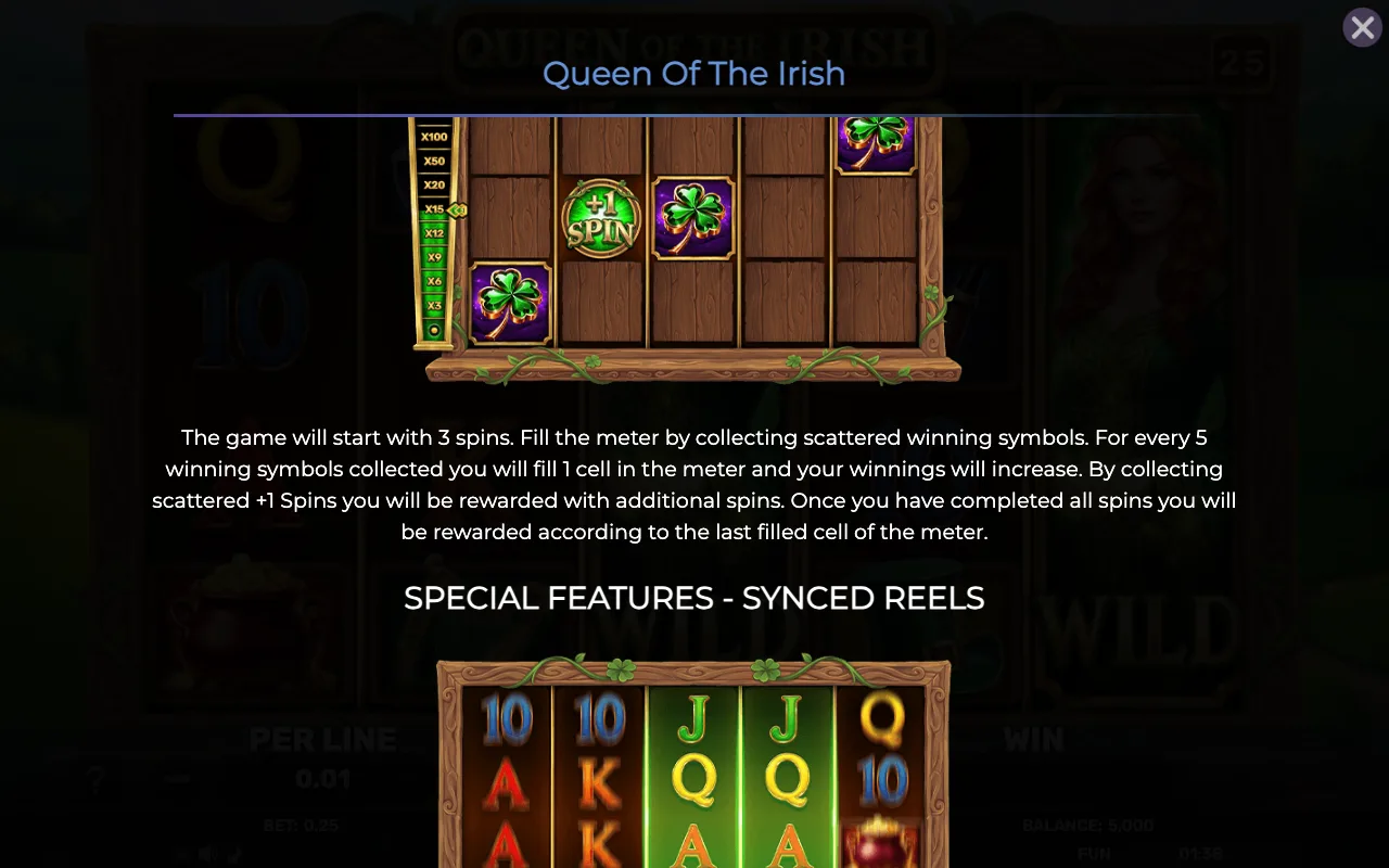 Game rules, page 3 — Queen of The Irish