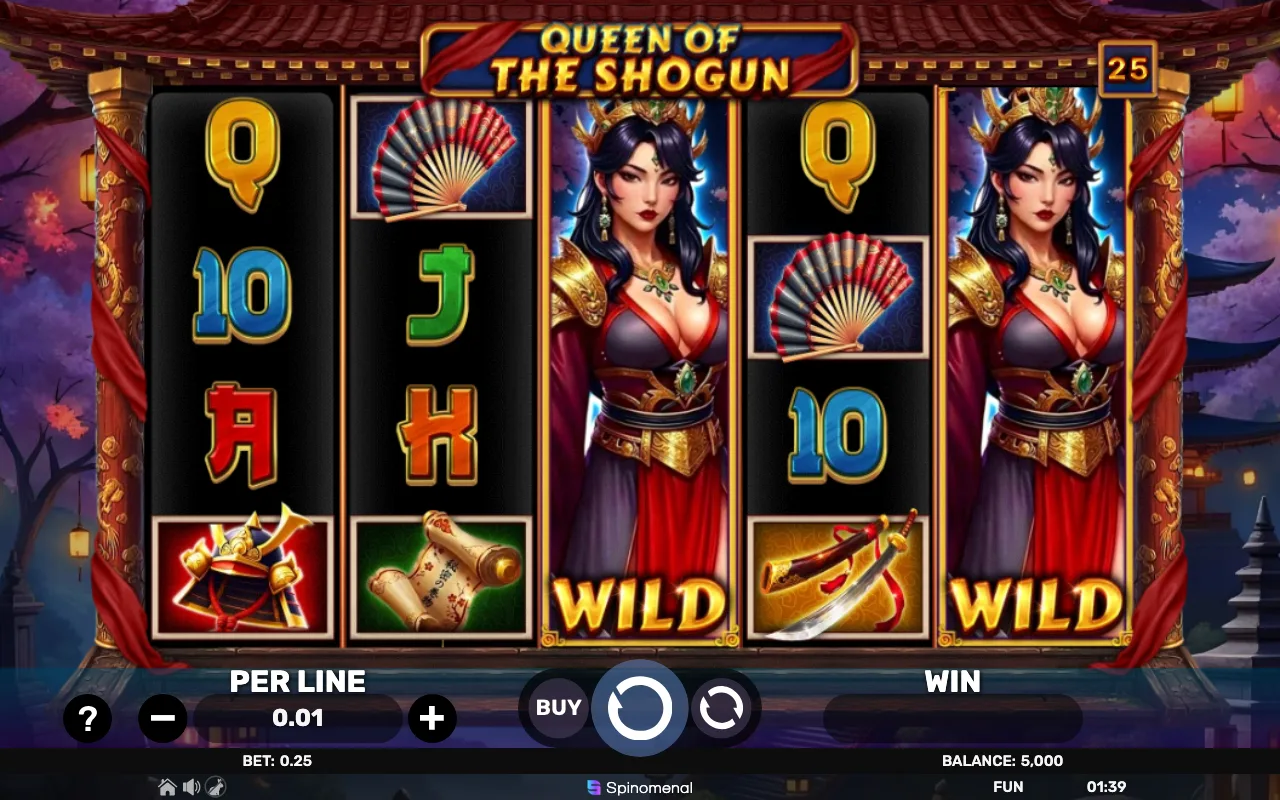 The base game — Queen of The Shogun