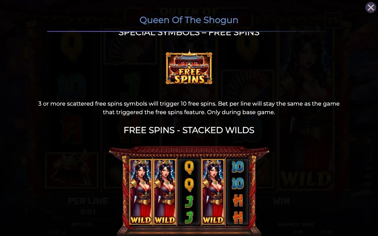 Free — Queen of The Shogun