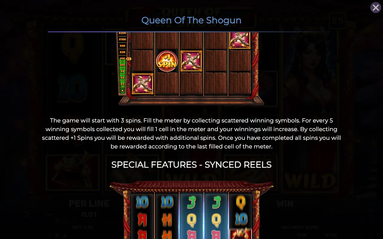 Game rules, page 3 — Queen of The Shogun