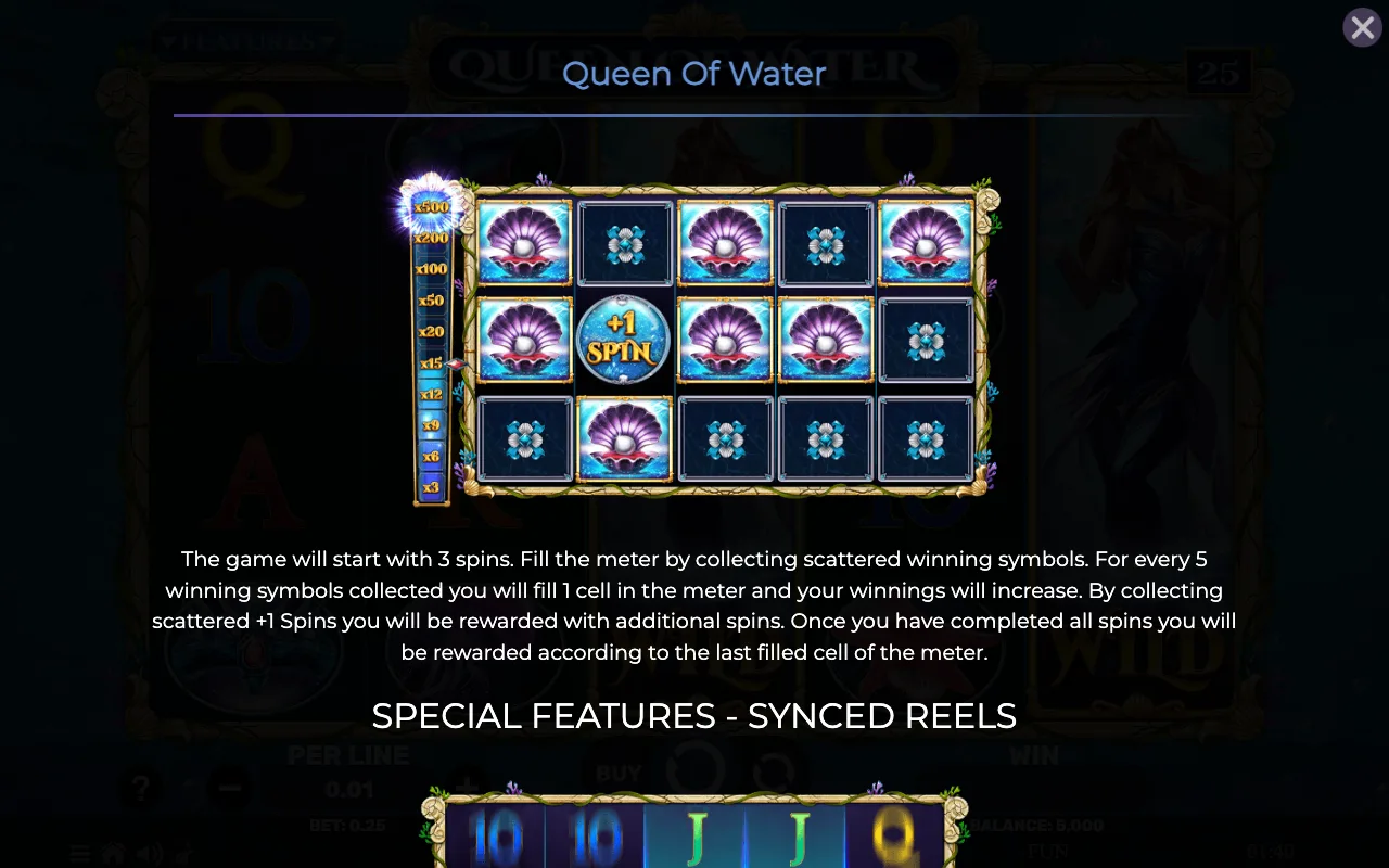 Game rules, page 3 — Queen of Water