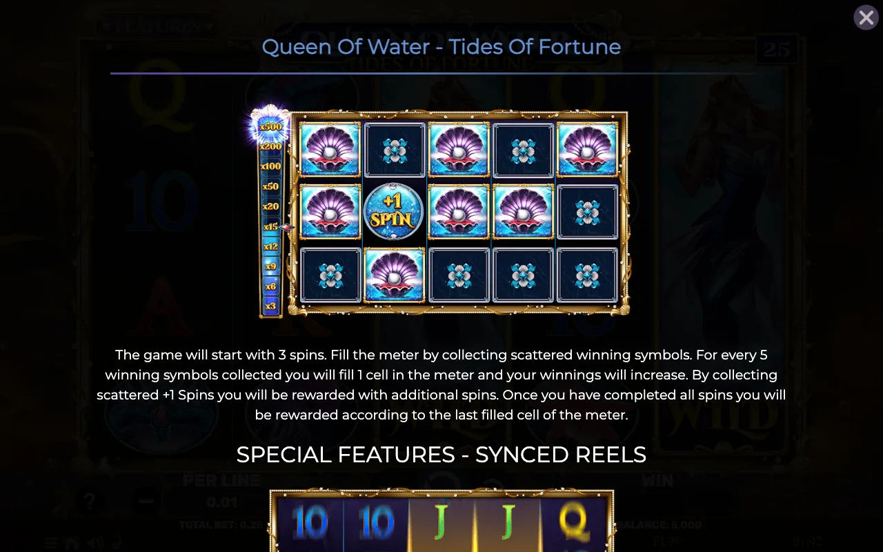 Game rules, page 3 — Queen of Water Tides of Fortune