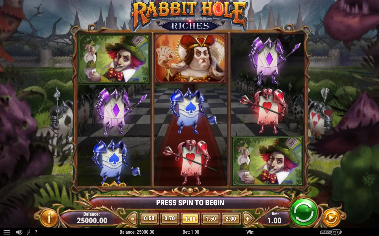 The base game — Rabbit Hole Riches