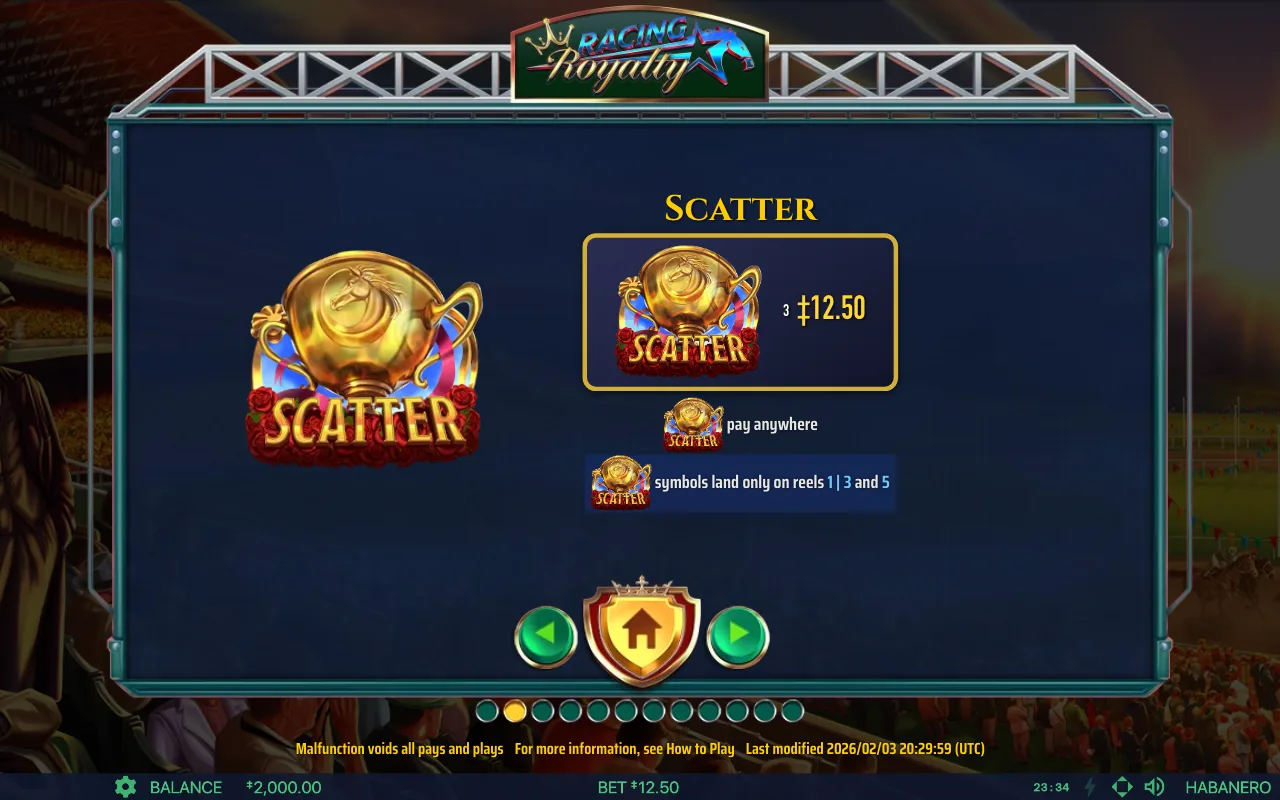 Das Scatter-Symbol — Racing Royalty