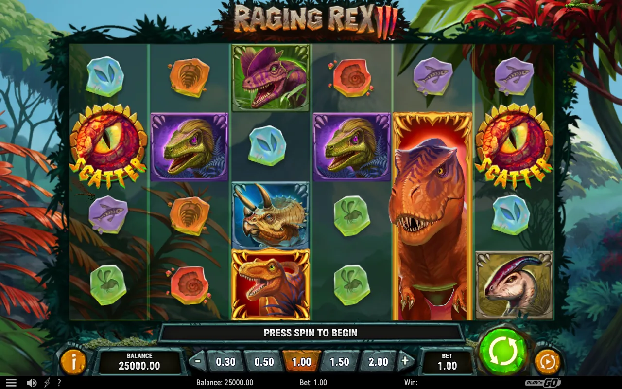The base game — Raging Rex 3