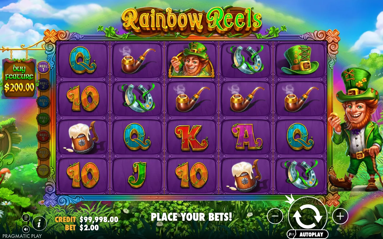 The base game — Rainbow Reels
