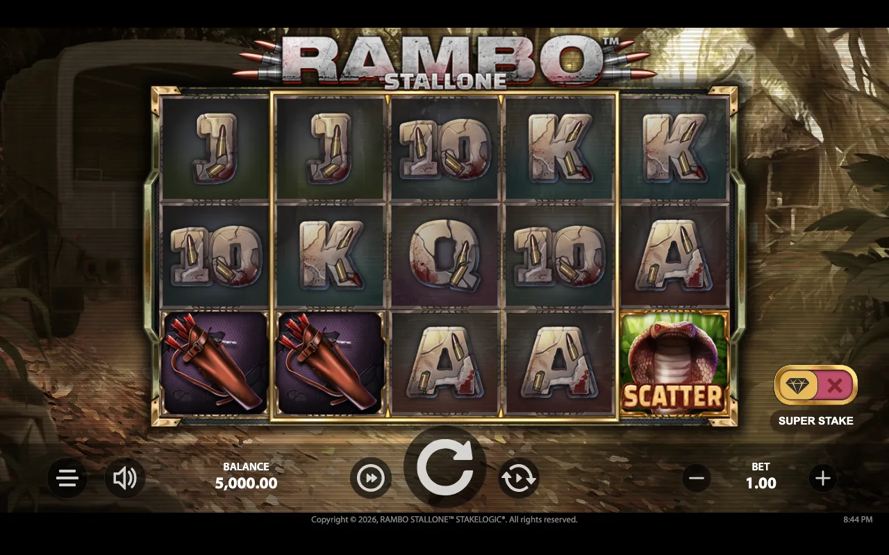 The base game — Rambo Stallone