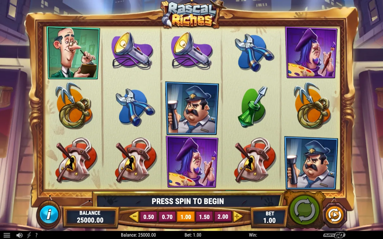 The base game — Rascal Riches