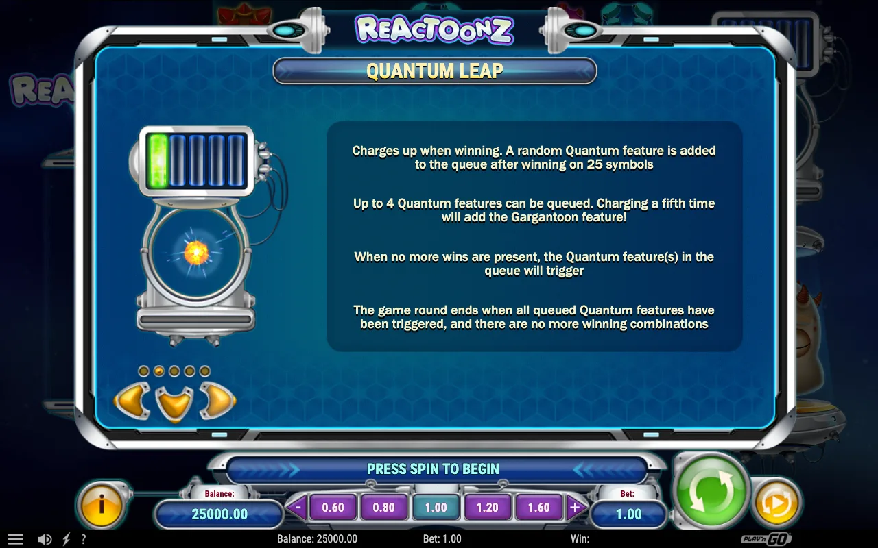 Game rules, page 4 — Reactoonz
