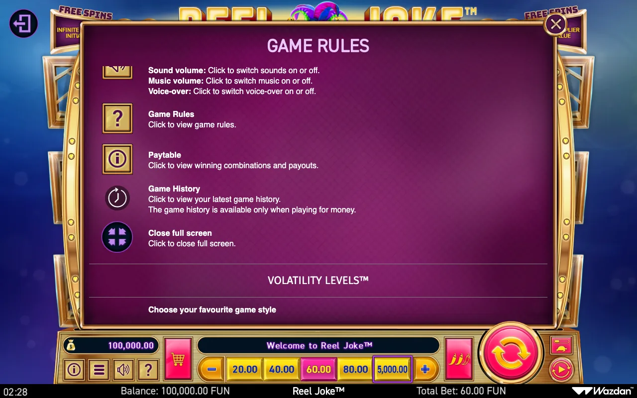 Game rules, page 10 — Reel Joke