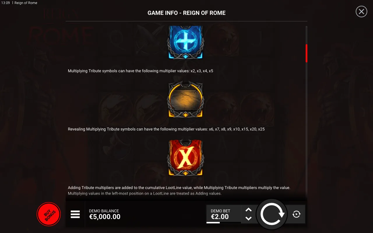 Game rules, page 2 — Reign of Rome