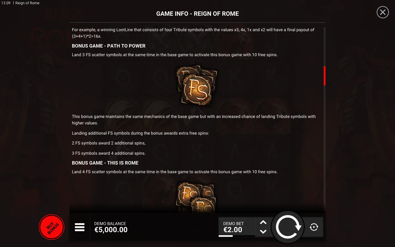 Game rules, page 3 — Reign of Rome