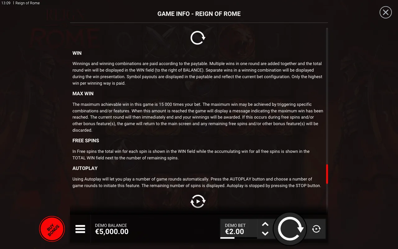 Game rules, page 8 — Reign of Rome