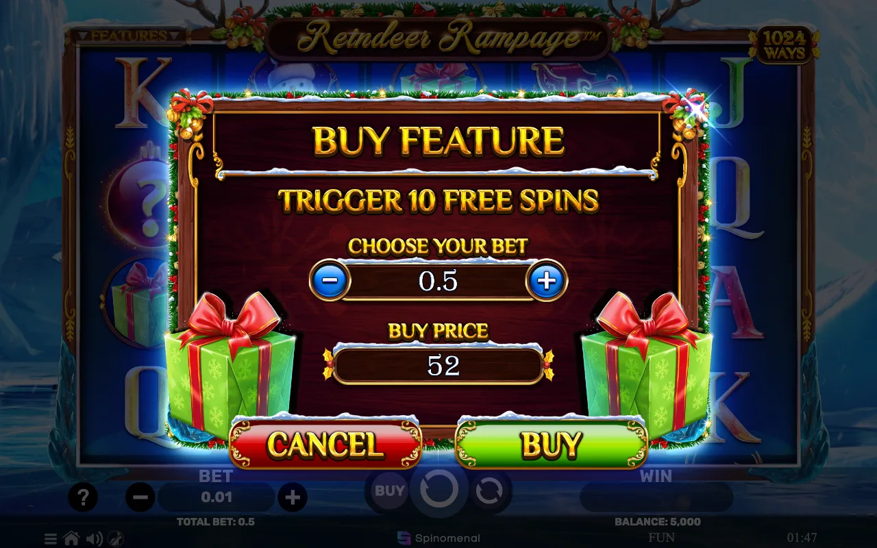Buying the feature — Reindeerrampage