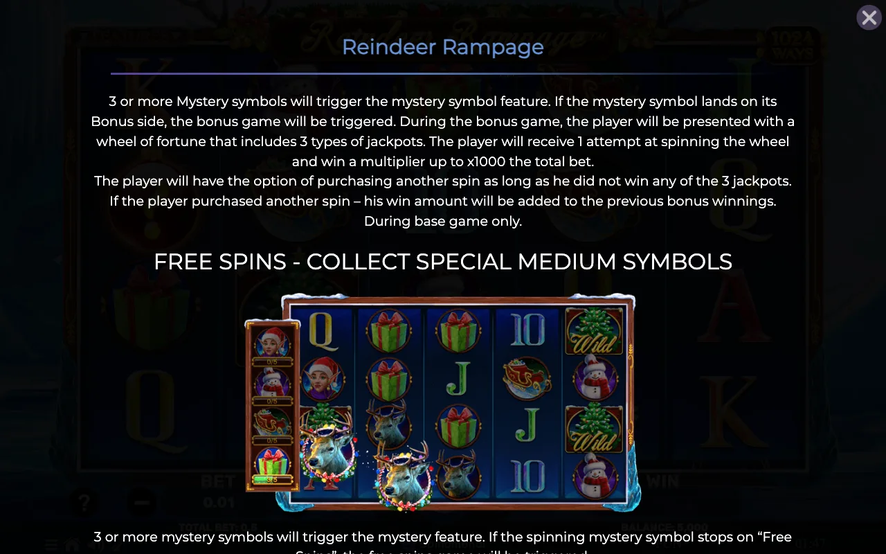 Game rules, page 3 — Reindeerrampage