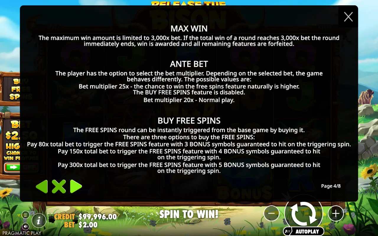 Max win — Release the Bison