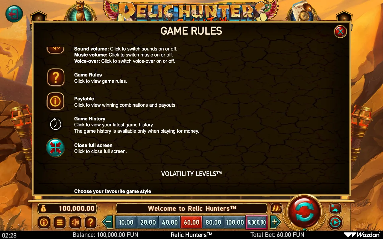 Game rules, page 6 — Relic Hunters And The Book of Faith