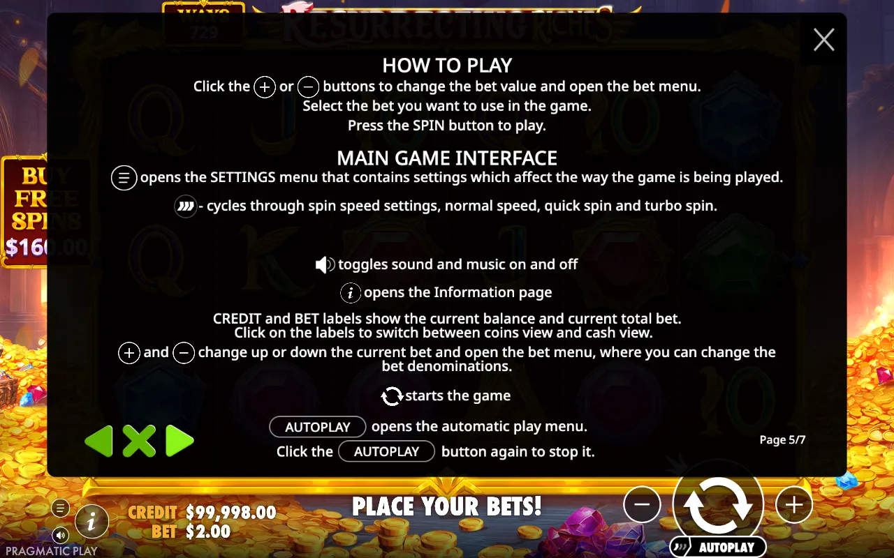 How to play — Resurrecting Riches