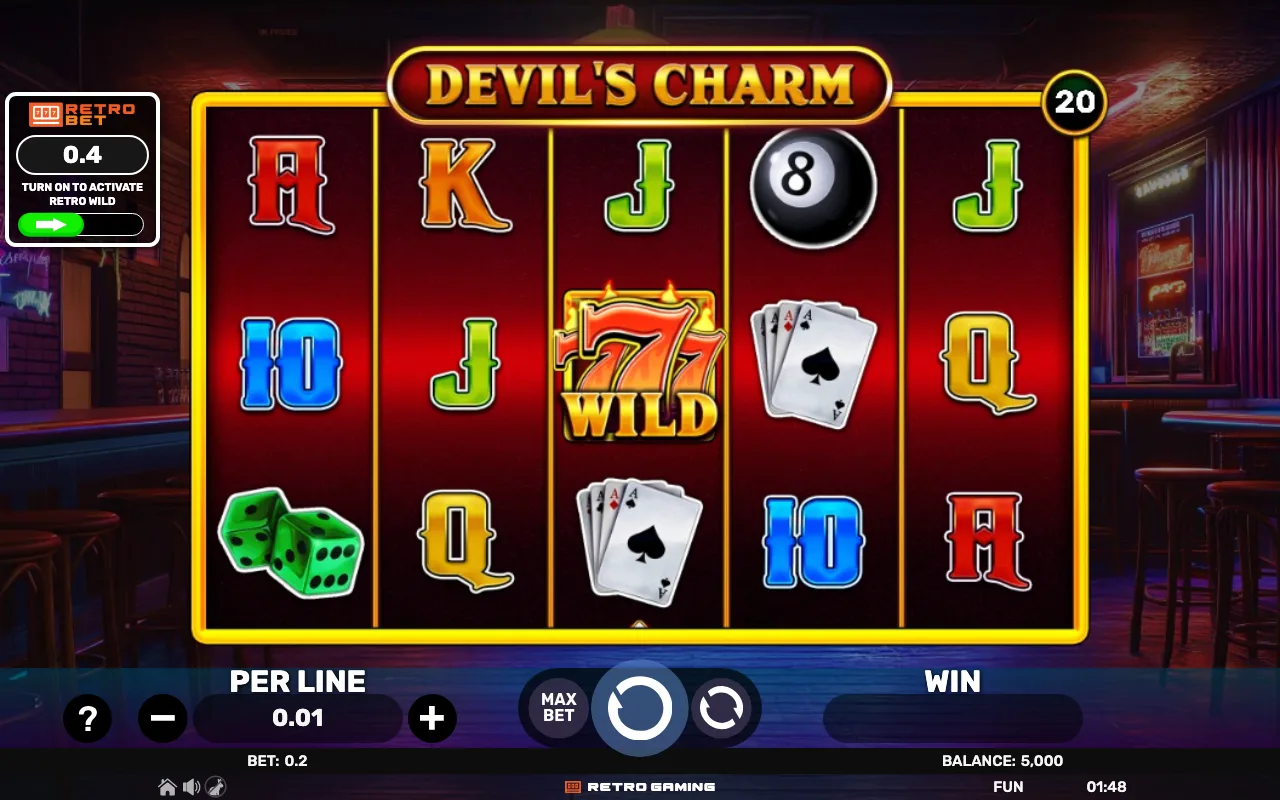 The base game — Retro Devils Charm