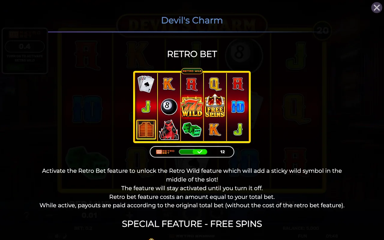 Game rules, page 1 — Retro Devils Charm