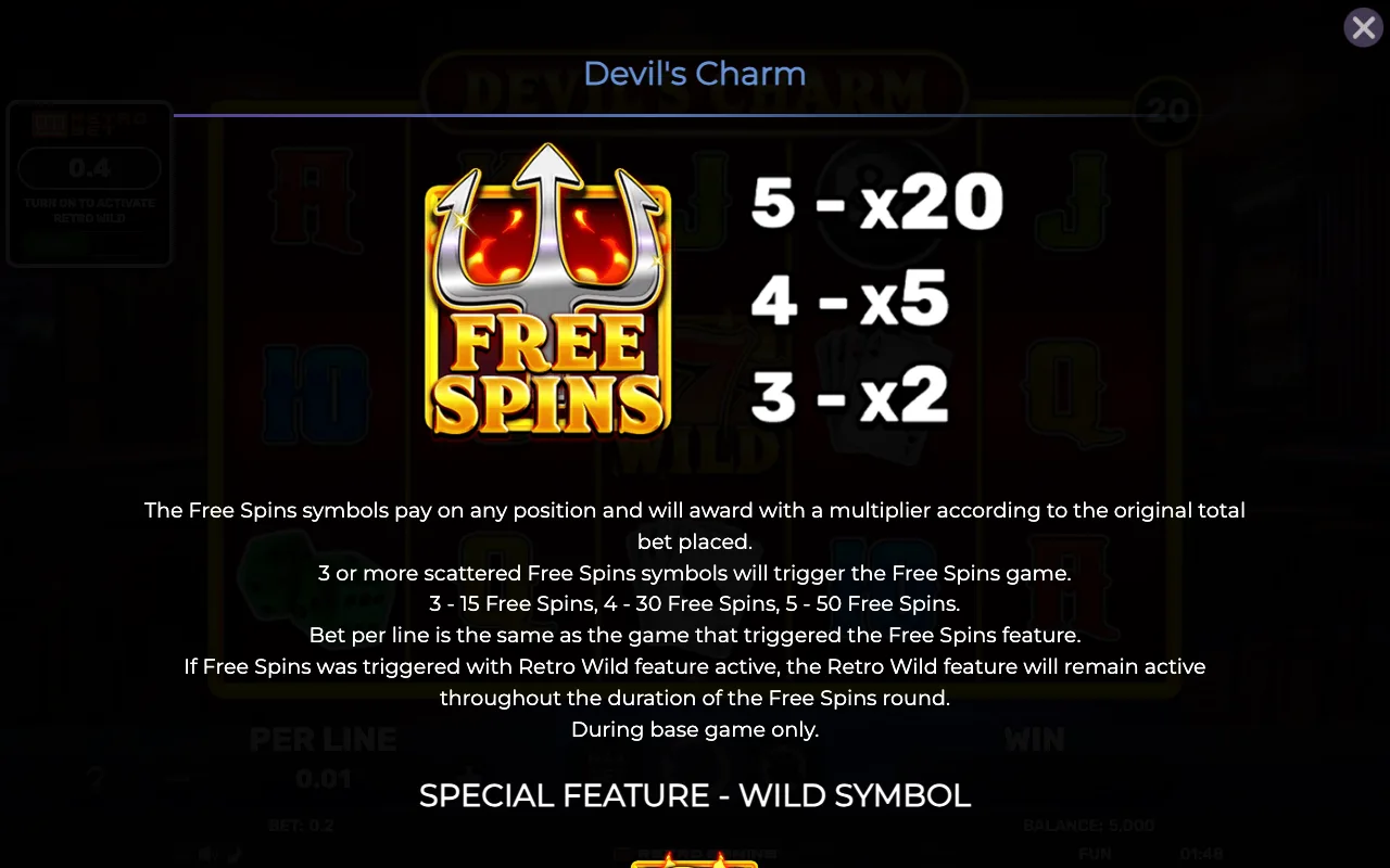 Game rules, page 2 — Retro Devils Charm