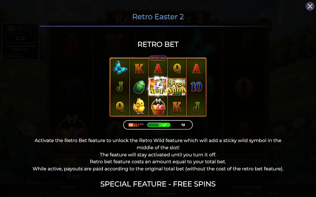 Game rules, page 1 — Retro Easter 2