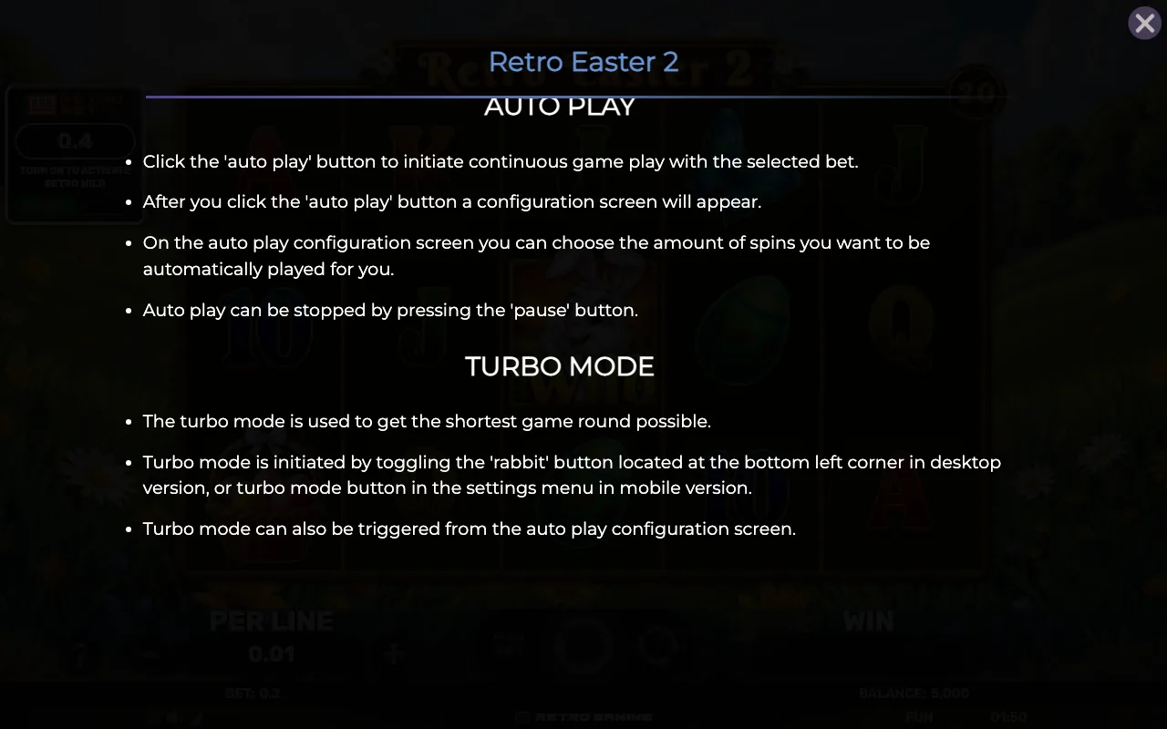 Game rules, page 8 — Retro Easter 2