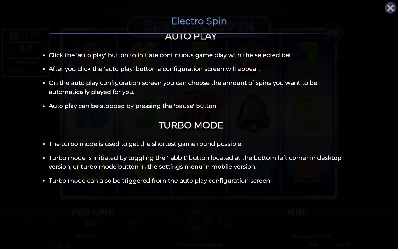 Autoplay — Retro Electro Spin