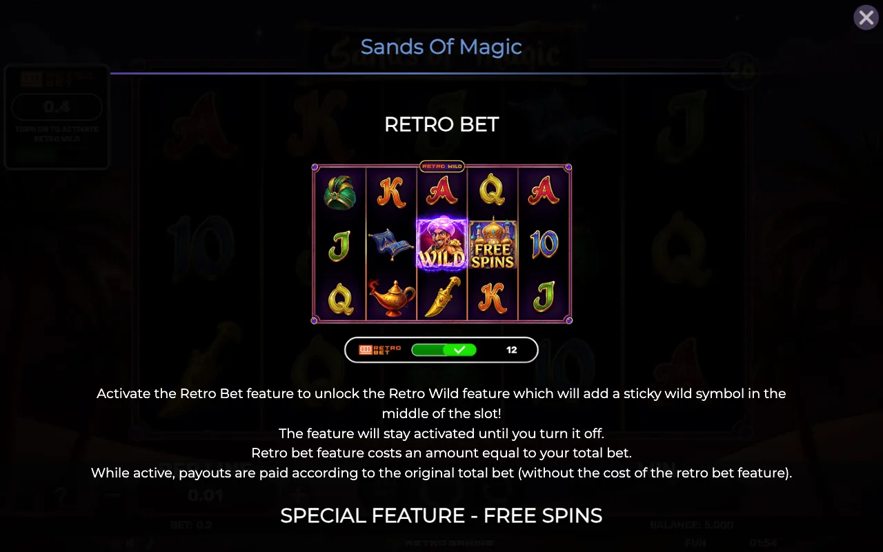 Game rules, page 1 — Retro Sands of Magic