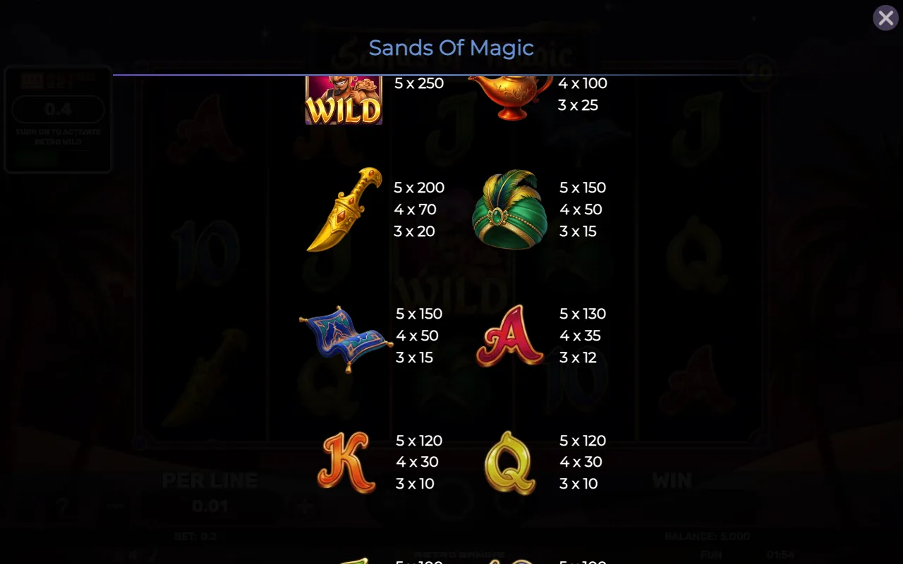 Game rules, page 4 — Retro Sands of Magic