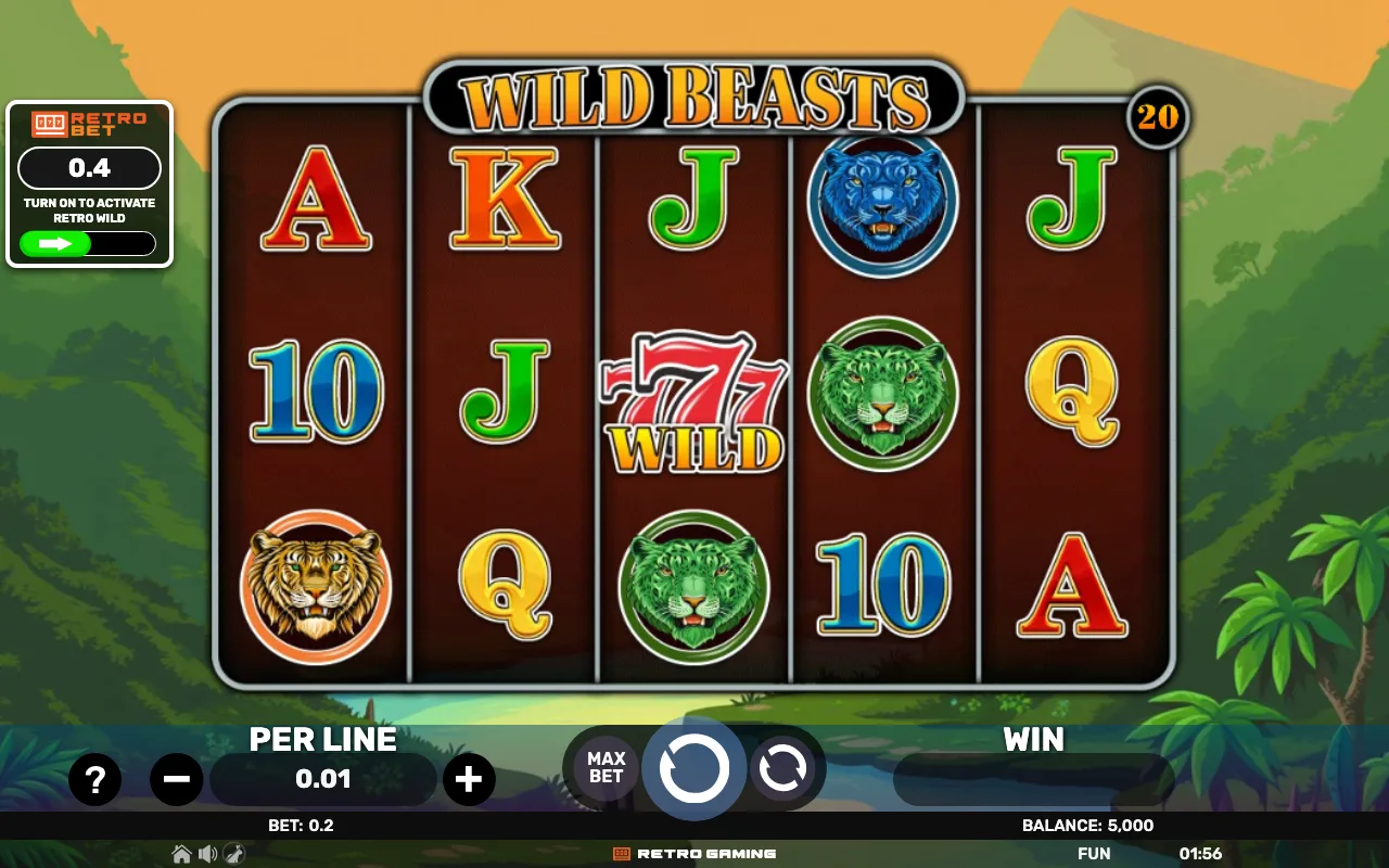 The base game — Retro Wild Beasts