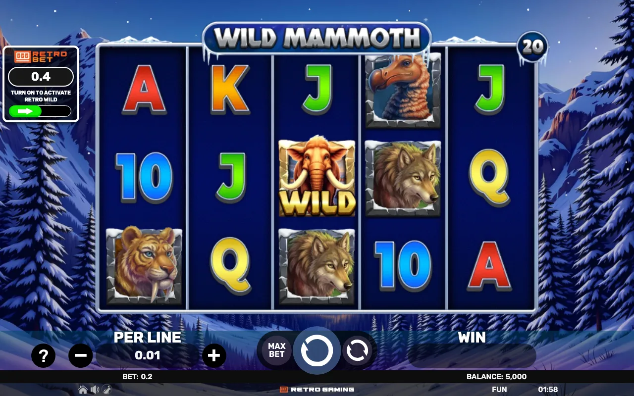 The base game — Retro Wild Mammoth
