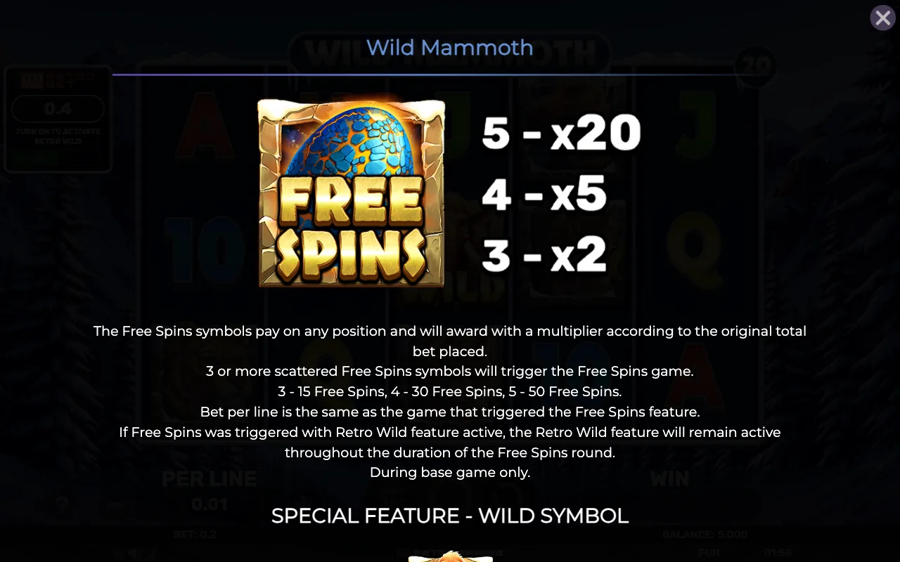 Game rules, page 2 — Retro Wild Mammoth