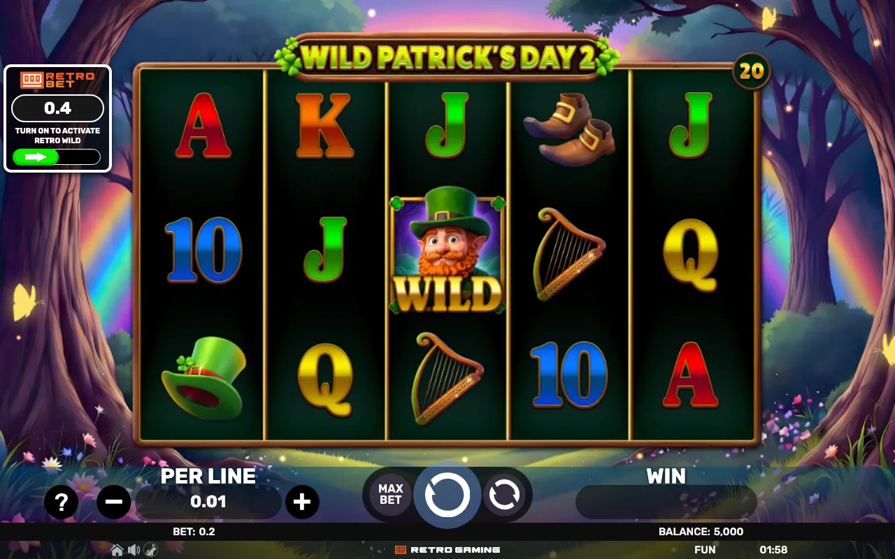The base game — Retro Wild Patricks Day 2